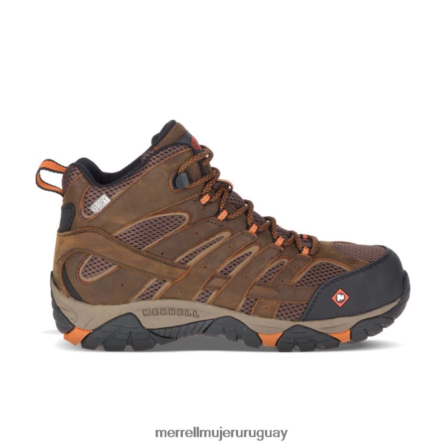 Merrell Bota de trabajo con puntera compuesta impermeable de media altura Vertex de Moab (j11617) zapatos JPDRFN651 arcilla hombres