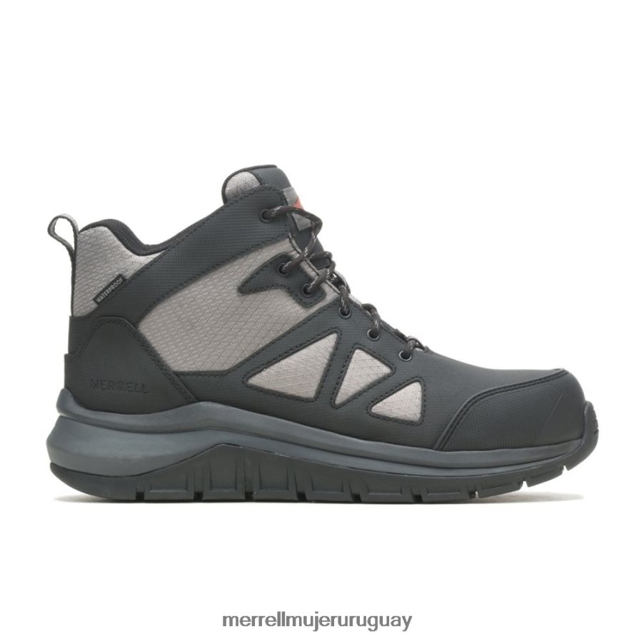 Merrell fullbench speed mid impermeable cf (j005025) zapatos JPDRFN689 negro/carbón hombres