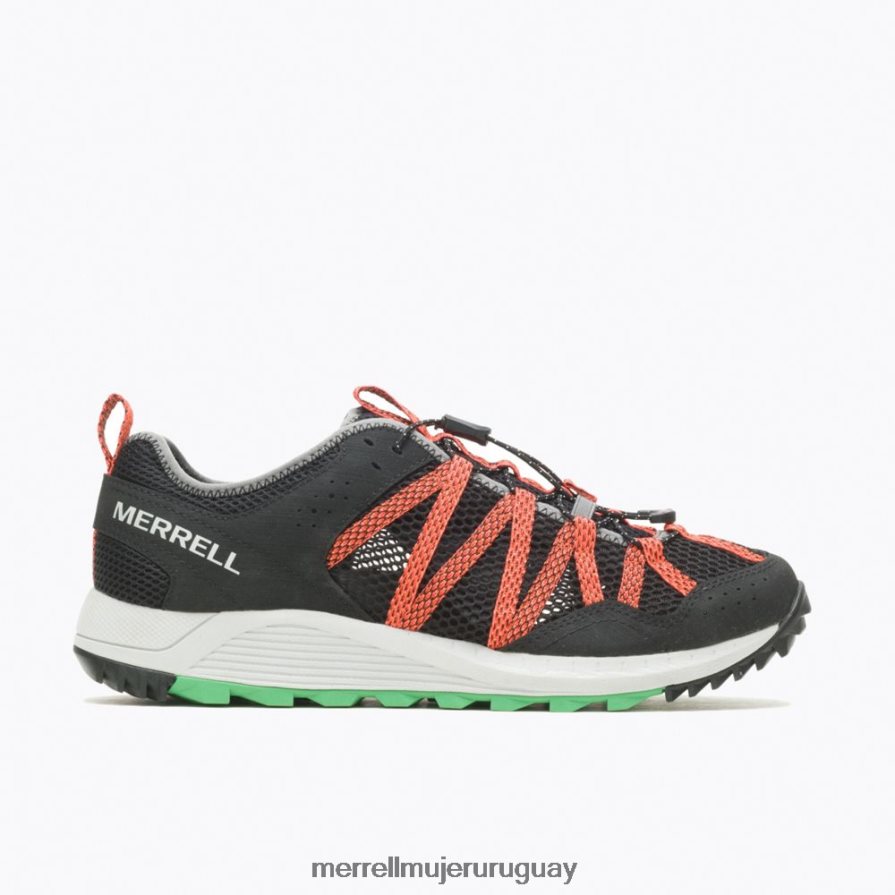 Merrell deporte aerostático wildwood (j067675) zapatos JPDRFN698 negro/mandarina hombres