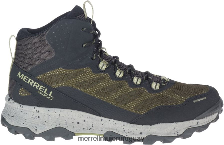 Merrell Speed ​​Strike medio resistente al agua (j066879) zapatos JPDRFN780 aceituna hombres