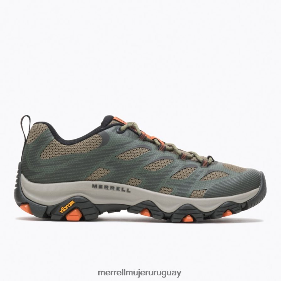 Merrell borde moab 3 (j135549) zapatos JPDRFN362 hierba/musgo hombres