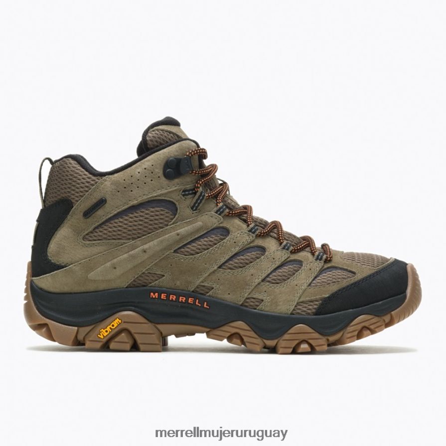 Merrell moab 3 medio impermeable (j036549) zapatos JPDRFN128 oliva/goma hombres