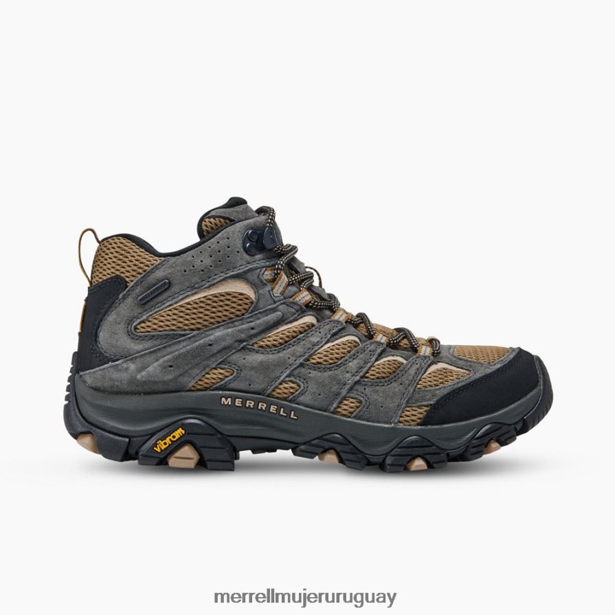 Merrell moab 3 mid impermeable ancho ancho (j036269w) zapatos JPDRFN217 nuez moscada/beluga hombres