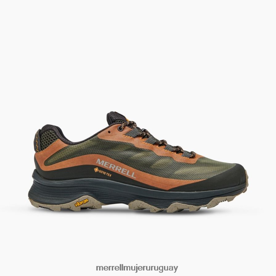 Merrell moab speed gore-tex ancho ancho (j066773w) zapatos JPDRFN365 liquen hombres