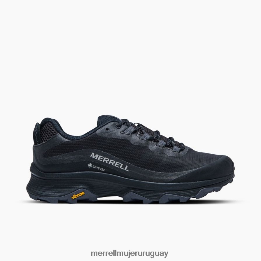 Merrell moab velocidad gore-tex (j067083) zapatos JPDRFN23 negro/asfalto hombres