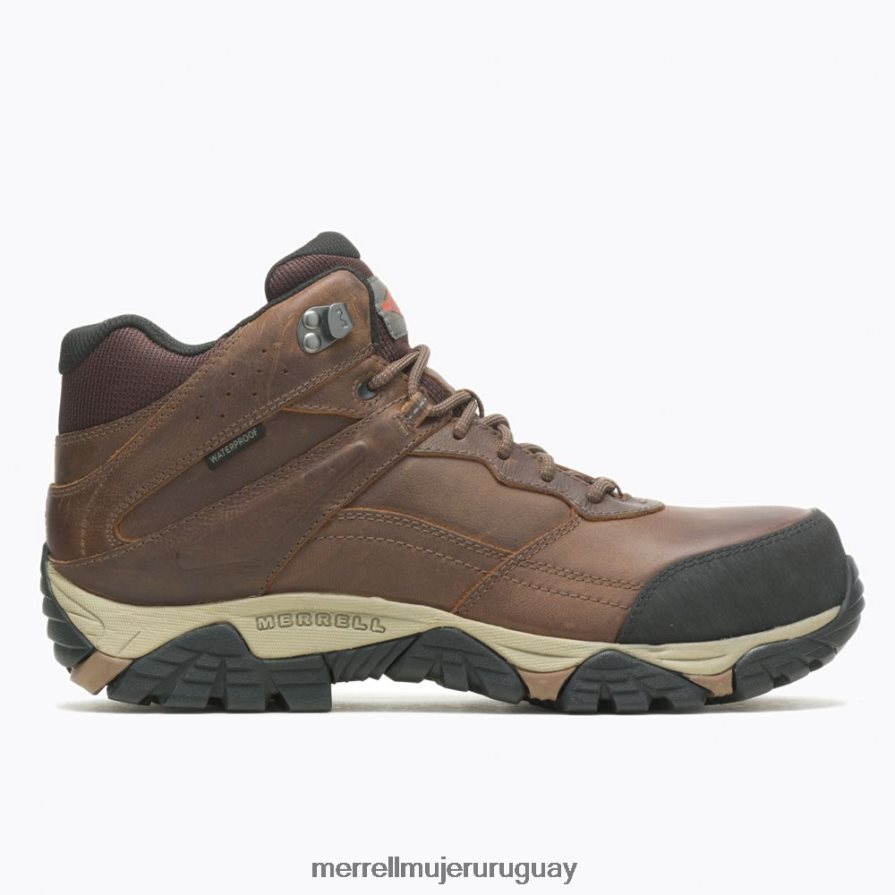 Merrell Moab Adventure Mid impermeable fibra de carbono ancho ancho (j004633w) zapatos JPDRFN494 caramelo hombres