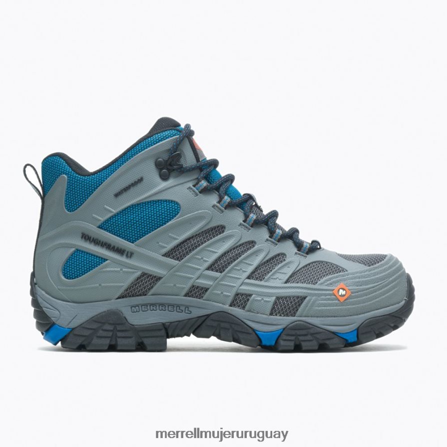 Merrell Moab speed mid impermeable fibra de carbono ancho ancho (j099431w) zapatos JPDRFN343 Castillo de roca hombres