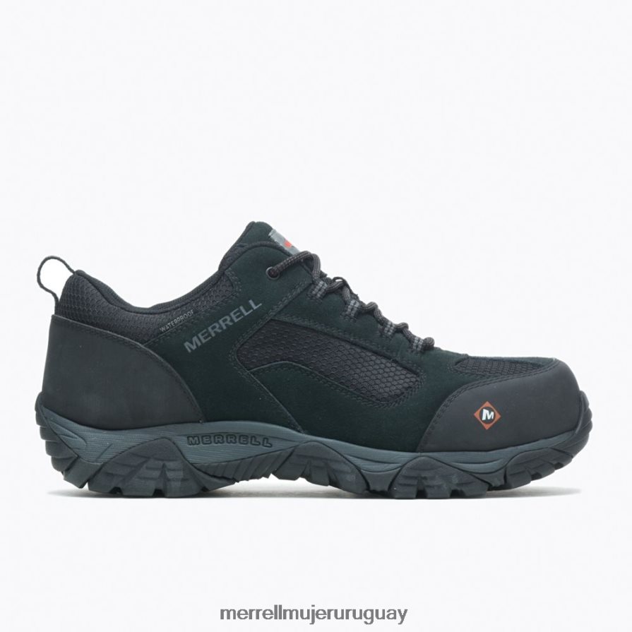 Merrell Zapato de trabajo con punta Comp impermeable Onset de Moab (j099503) zapatos JPDRFN384 negro hombres