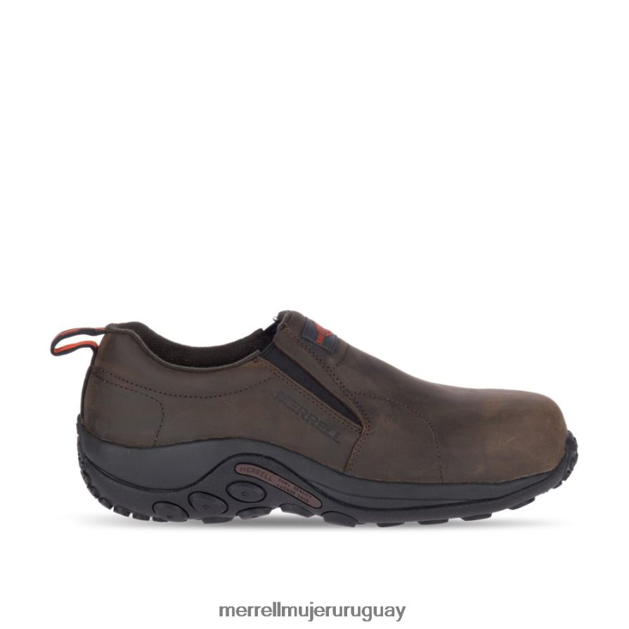 Merrell Zapato de trabajo con puntera de cuero Jungle Moc Comp de ancho ancho (j099319w) zapatos JPDRFN487 Café exprés hombres