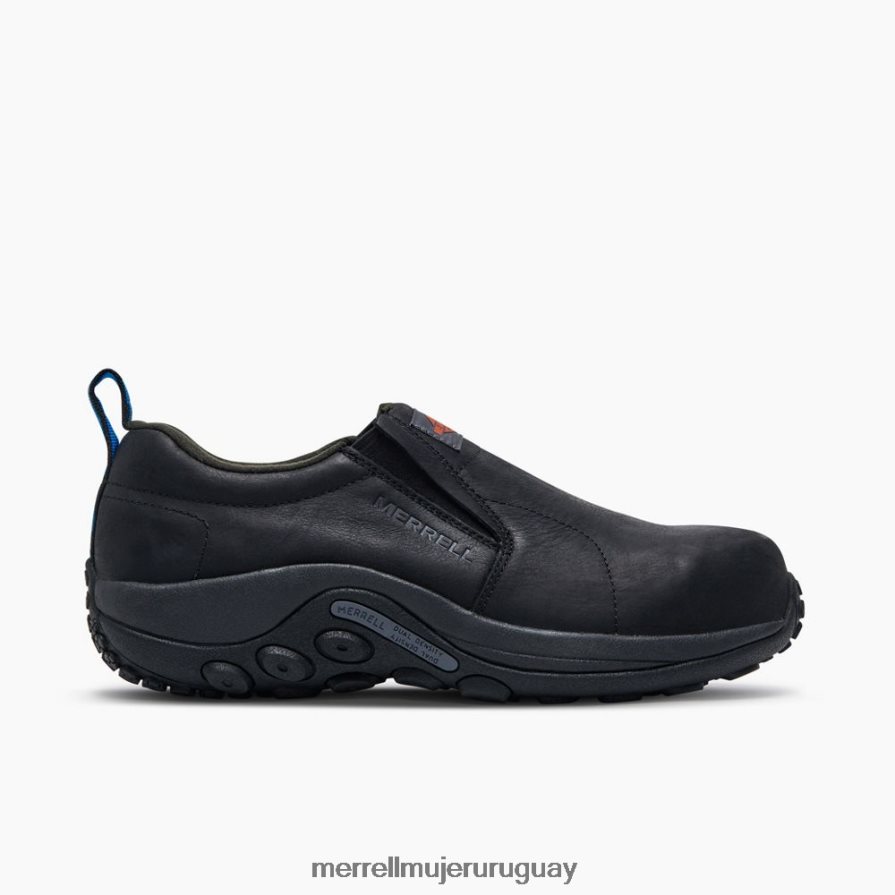 Merrell Zapato de trabajo con puntera de cuero tipo mocasín Jungle (j099317) zapatos JPDRFN345 negro hombres