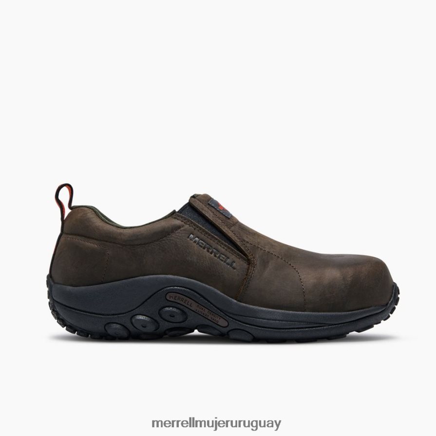 Merrell Zapato de trabajo con puntera de cuero tipo mocasín Jungle (j099319) zapatos JPDRFN346 Café exprés hombres