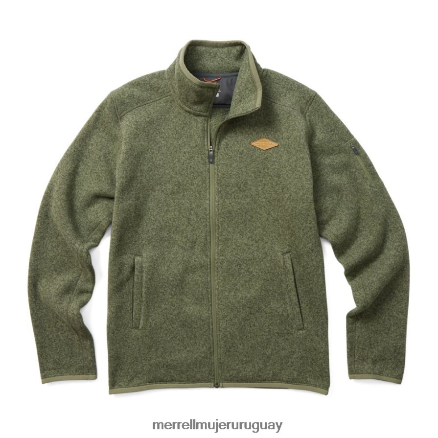 Merrell suéter clima cremallera completa (jmf26296-327) ropa JPDRFN429 brezo oliva polvoriento hombres