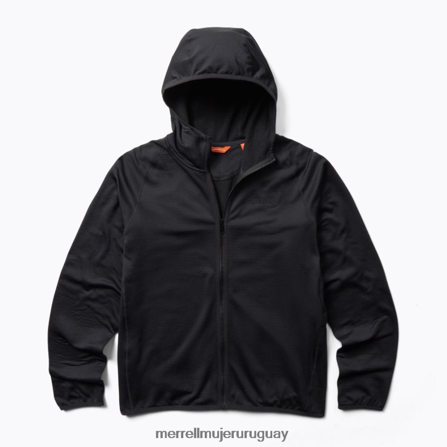 Merrell sudadera con capucha y cremallera completa geotex (jms26325-010) ropa JPDRFN552 negro hombres