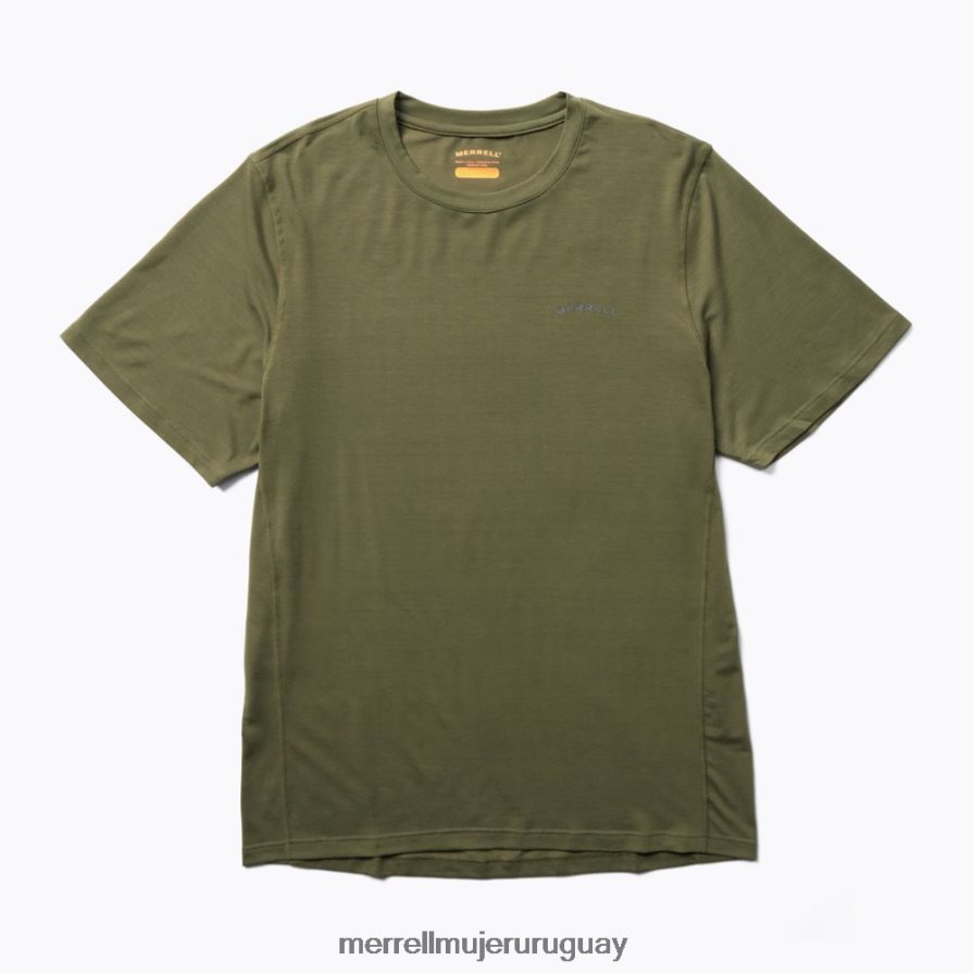 Merrell Camiseta de uso diario con tencel (jms26443-326) ropa JPDRFN150 aceituna polvorienta hombres