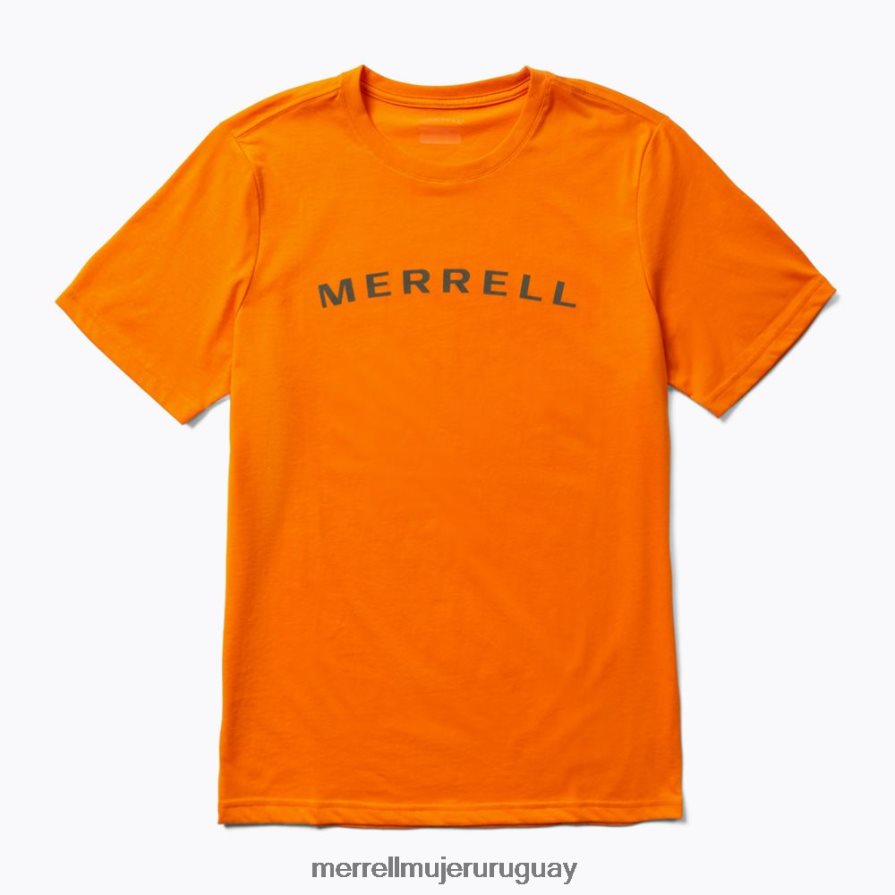 Merrell camiseta de manga corta con marca denominativa (jms26332-751) ropa JPDRFN584 exuberancia hombres