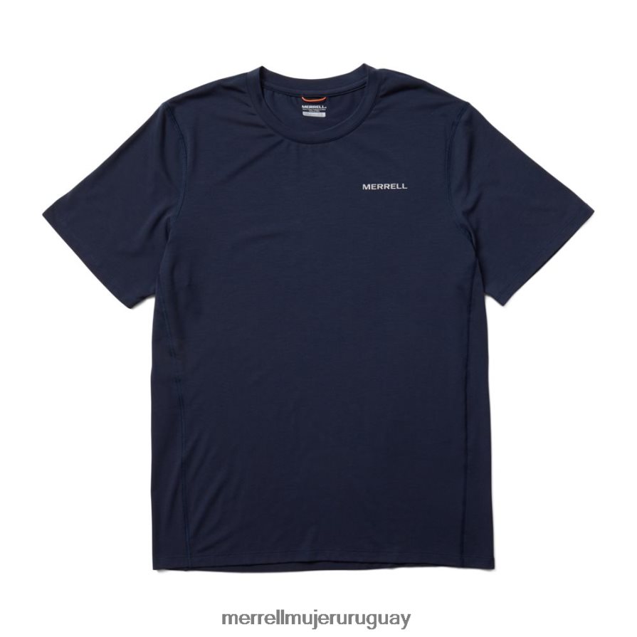 Merrell camiseta de manga corta tencel (jms26065-353) ropa JPDRFN391 Armada hombres