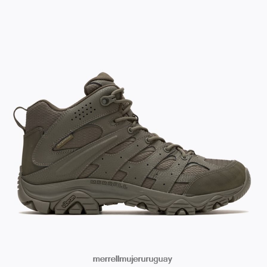 Merrell moab 3 mid táctico impermeable (j004113) zapatos JPDRFN122 oliva oscuro mujer