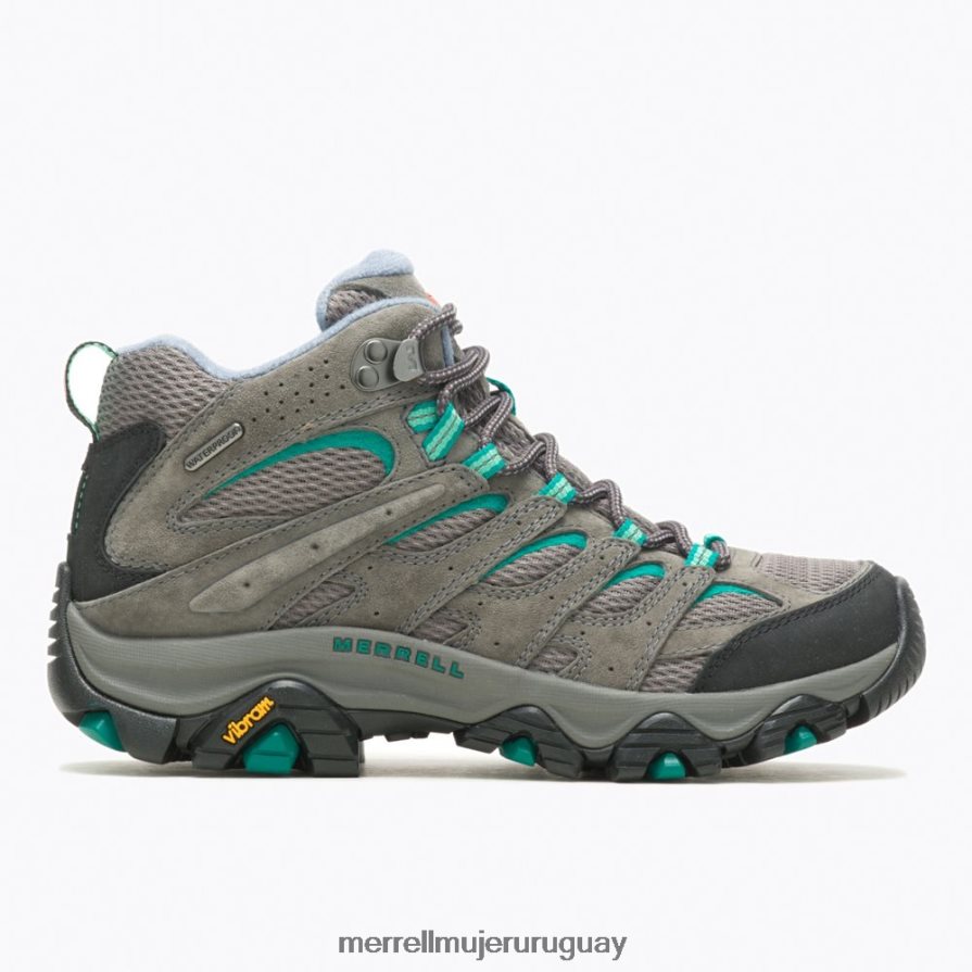 Merrell moab 3 medio impermeable (j035850) zapatos JPDRFN1035 granito/marino mujer