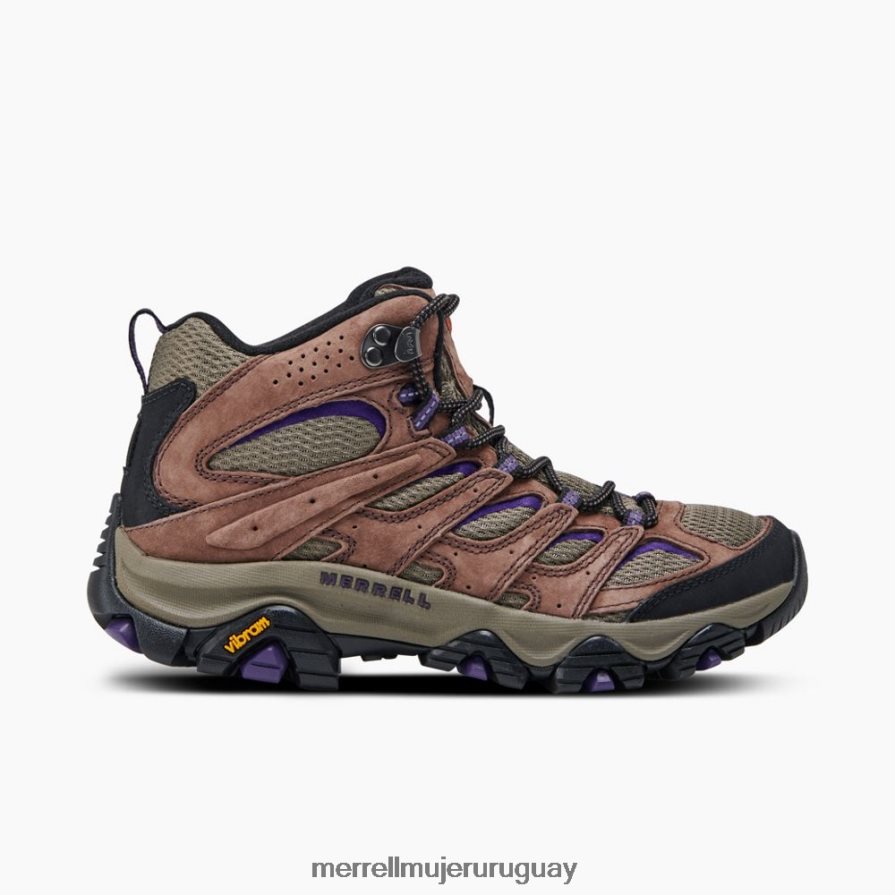 Merrell moab 3 medio (j035870) zapatos JPDRFN1036 helecho/púrpura mujer