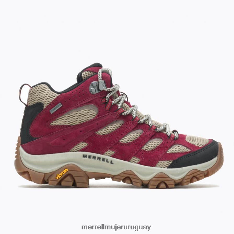 Merrell moab 3 mid gore-tex (j036866) zapatos JPDRFN897 cabernet mujer