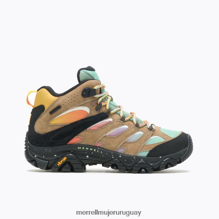 Merrell moab 3 mid impermeable x excursionistas improbables ancho ancho (j499994w) zapatos JPDRFN1303 multi mujer