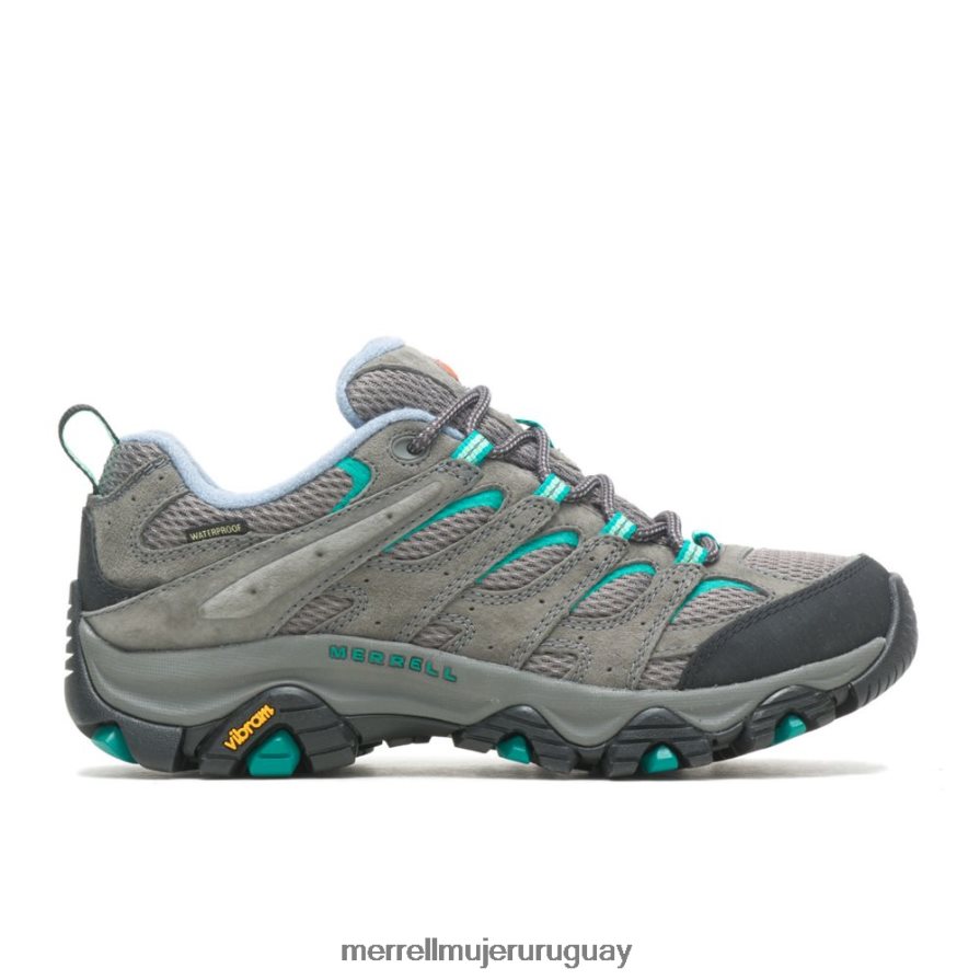 Merrell moab 3 resistente al agua (j035860) zapatos JPDRFN1030 granito/marino mujer