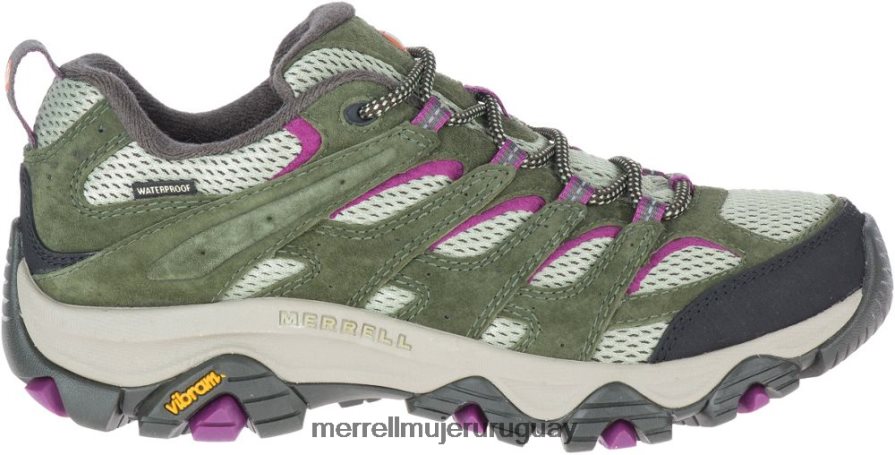 Merrell moab 3 resistente al agua (j035868) zapatos JPDRFN1031 liquen mujer