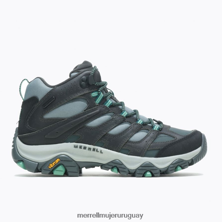 Merrell moab 3 thermo mid impermeable ancho ancho (j036650w) zapatos JPDRFN1147 roca/jade mujer