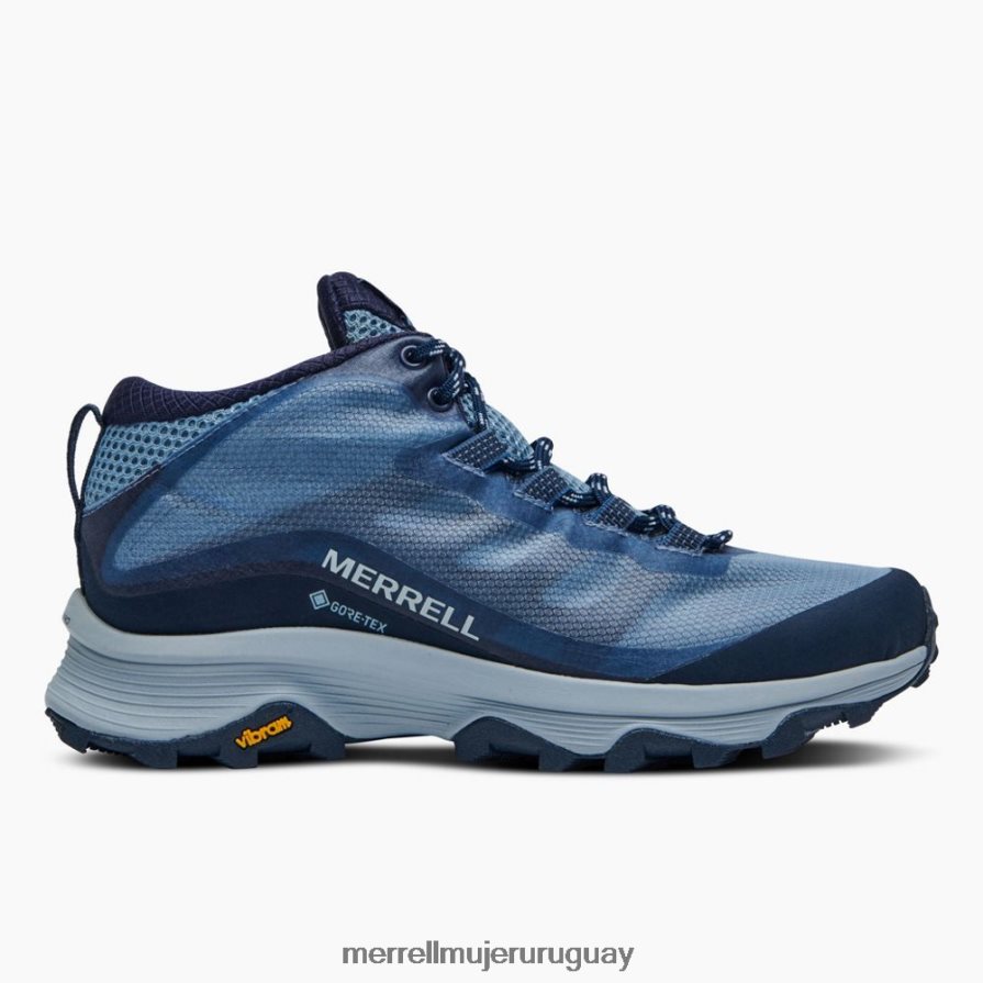 Merrell moab speed mid gore-tex (j135418) zapatos JPDRFN879 Armada mujer