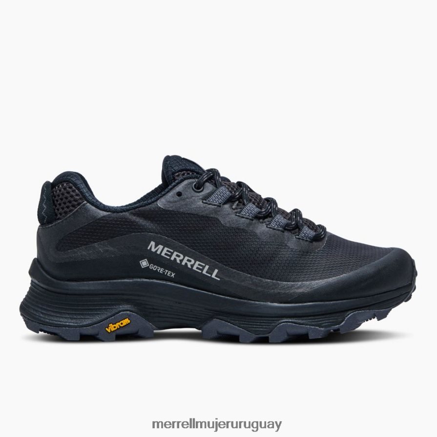 Merrell moab velocidad gore-tex (j067162) zapatos JPDRFN983 negro/asfalto mujer