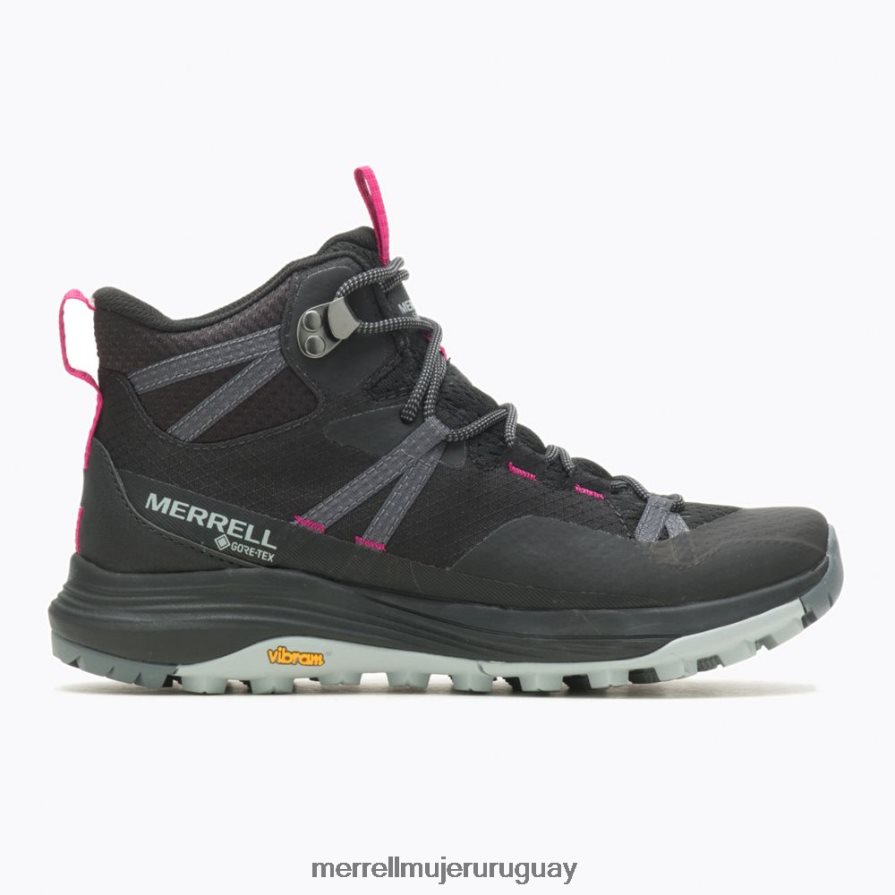 Merrell sirena 4 mid gore-tex (j037282) zapatos JPDRFN831 negro mujer