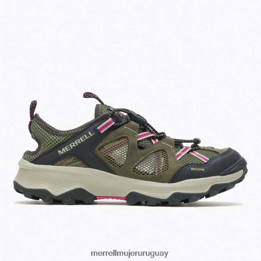 Merrell tamiz de cuero speed strike (j135168) zapatos JPDRFN979 liquen mujer