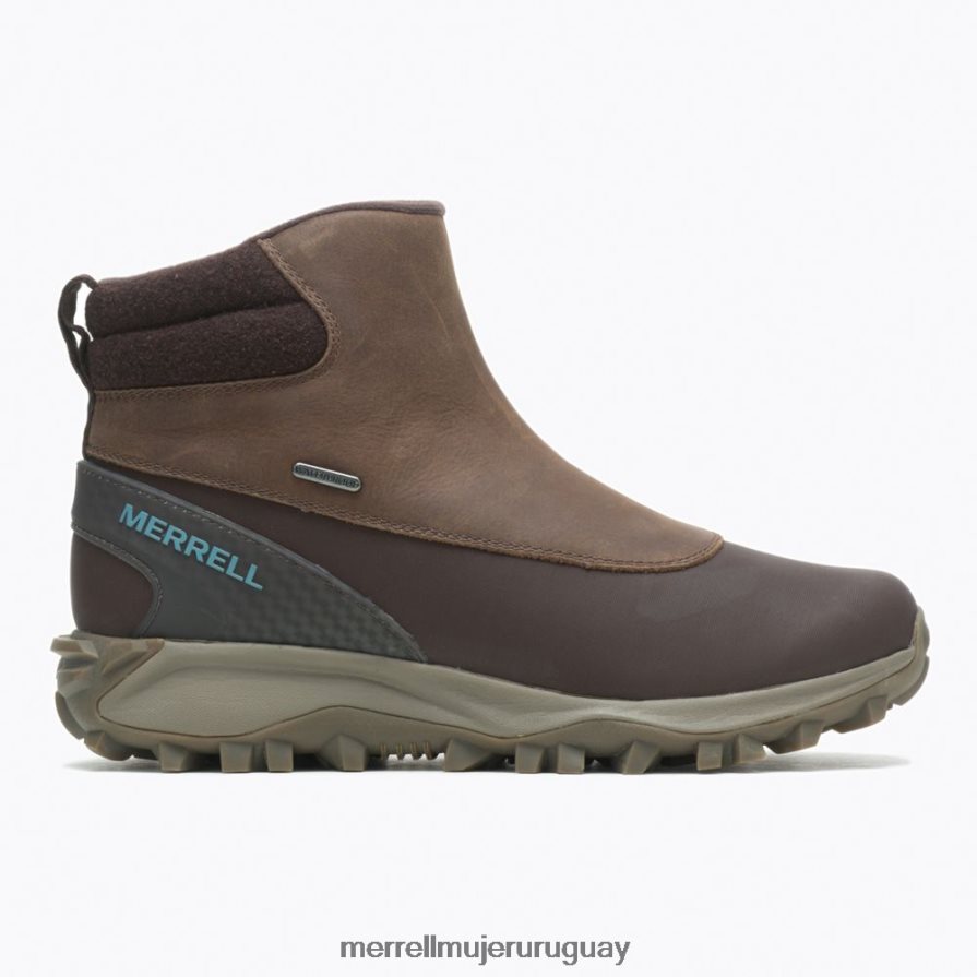 Merrell termo kiruna con media cremallera impermeable (j035092) zapatos JPDRFN1329 arcilla mujer