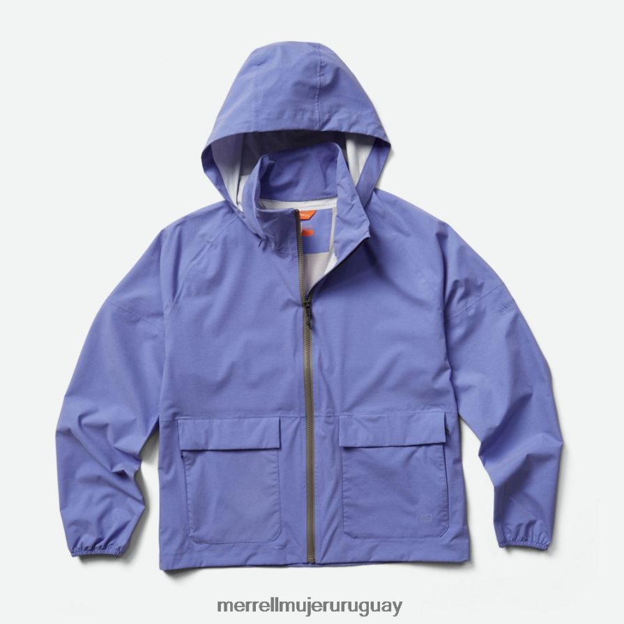 Merrell caparazón impermeable plegable alpino (jws26352-424) ropa JPDRFN1187 brezo azul baja mujer