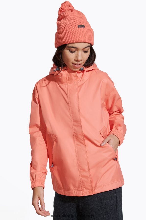 Merrell chaqueta impermeable fallon (jws26353-628) ropa JPDRFN1202 eco de durazno mujer