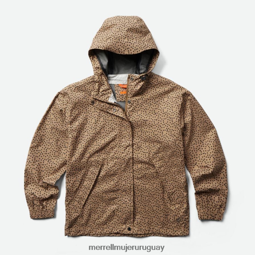 Merrell chaqueta impermeable fallon (jws26353-932) ropa JPDRFN1201 tinte sepia mini mujer