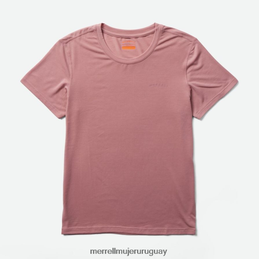 Merrell Camiseta de uso diario con tencel (jws26442-627) ropa JPDRFN997 rosa ceniza mujer