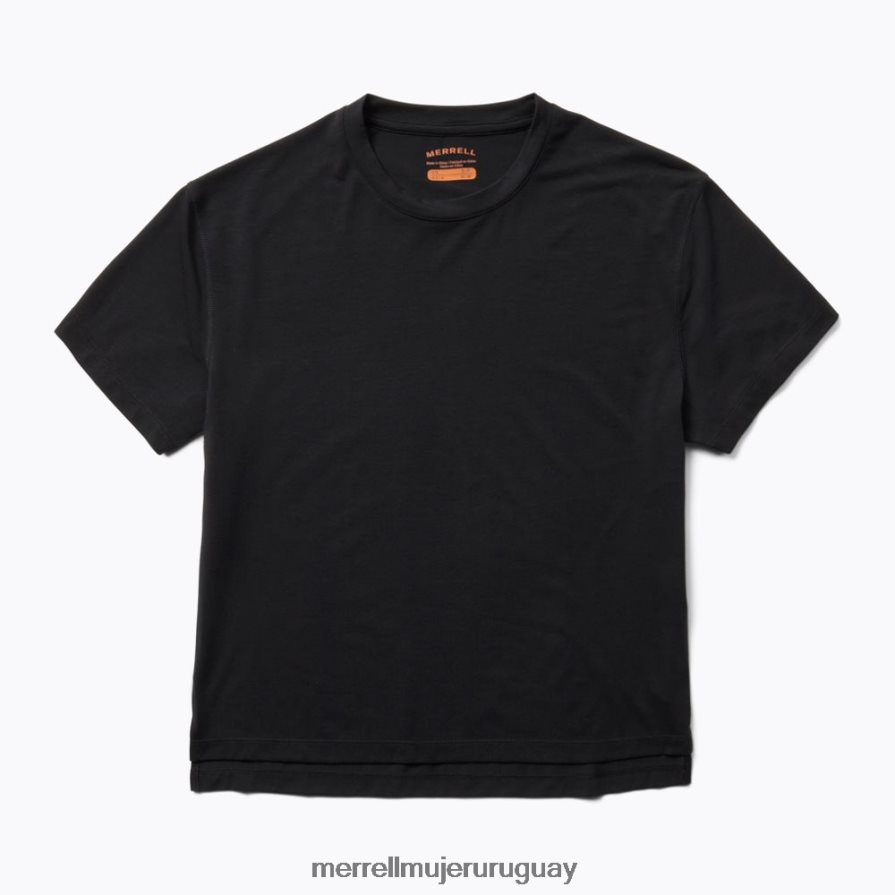 Merrell camiseta perfecta con tencel (jws26864-010) ropa JPDRFN1009 negro mujer