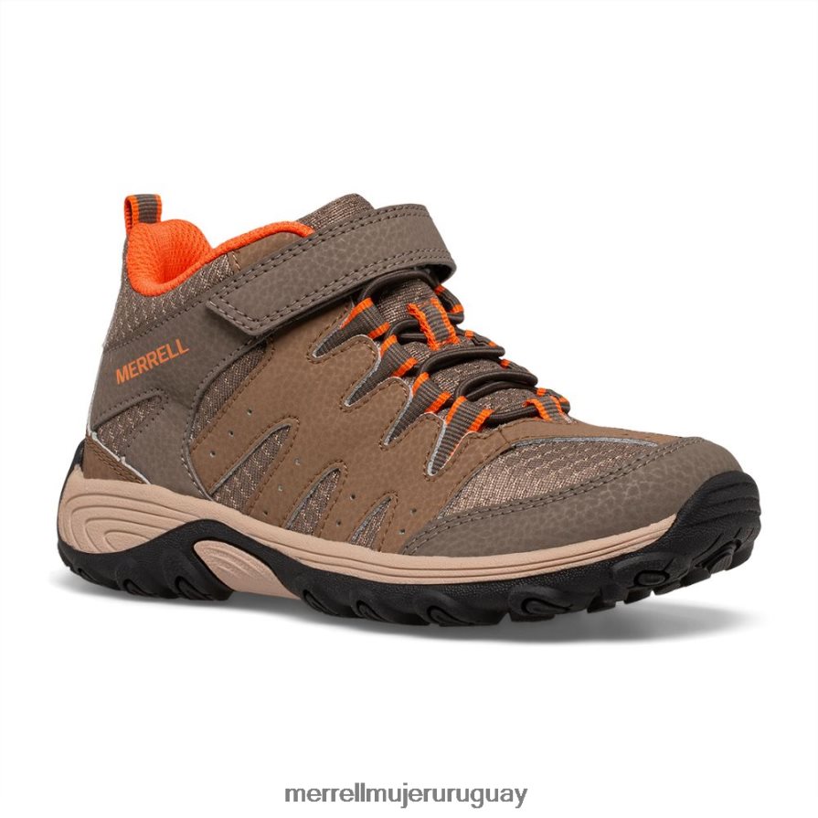 Merrell Bota Outback Mid 2 (mk266230) zapatos JPDRFN1452 humo de pólvora/arcilla niños