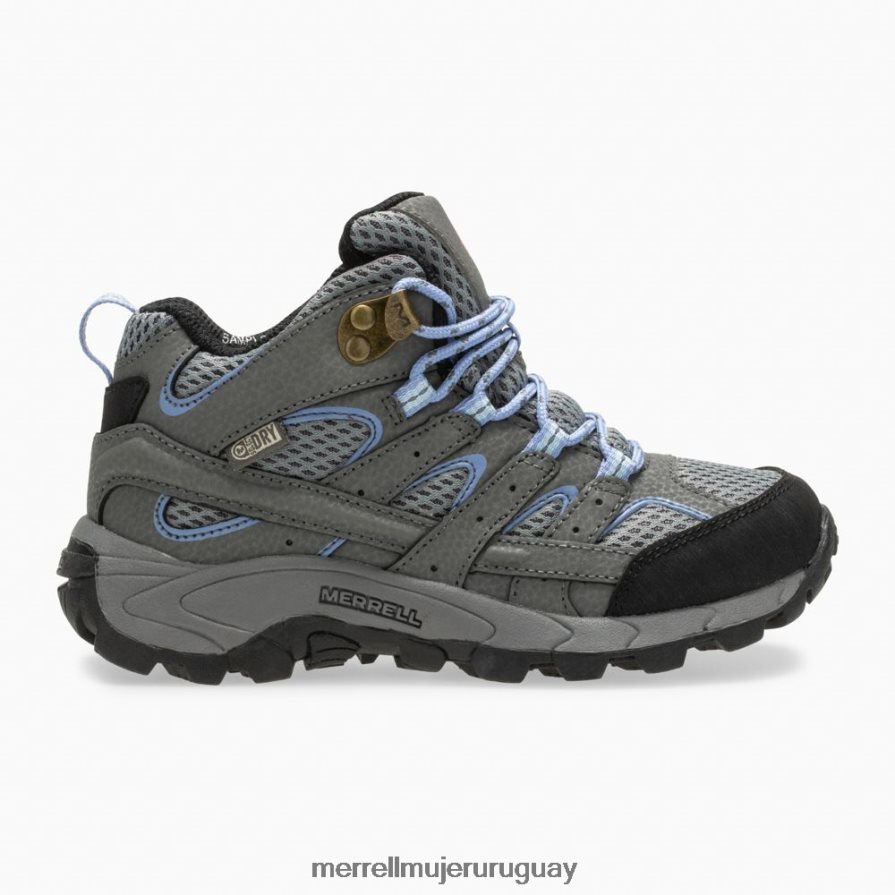 Merrell Bota impermeable media moab 2 (mk162260) zapatos JPDRFN804 gris/bígaro niños