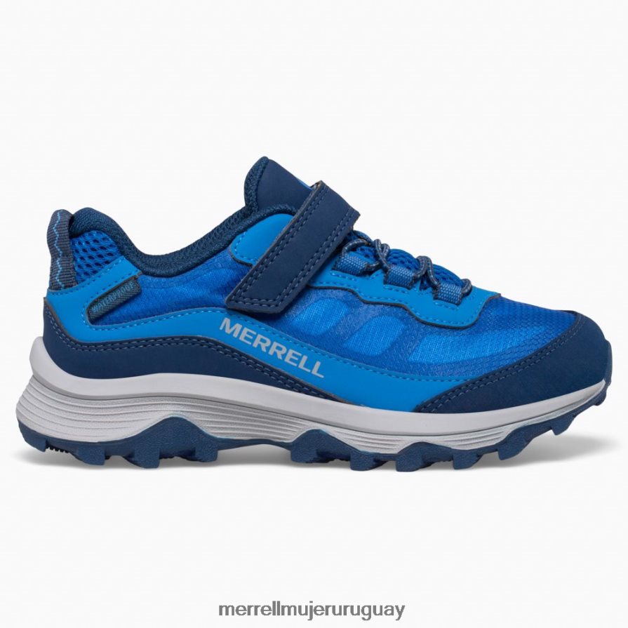 Merrell Moab velocidad baja aire acondicionado impermeable (mk265979) zapatos JPDRFN1363 azul niños