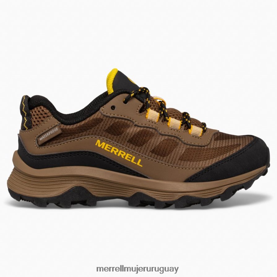 Merrell Moab velocidad baja impermeable (mk265941) zapatos JPDRFN1372 nuez niños