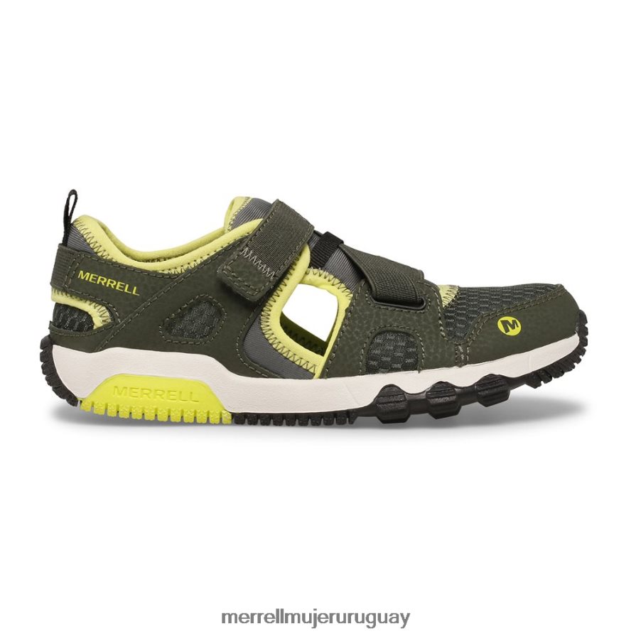 Merrell Sandalia Hydro Free Roam Monarca (mk265670k) zapatos JPDRFN1501 oliva/lima niños