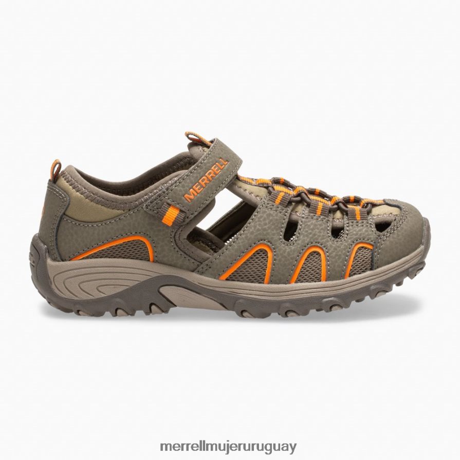 Merrell Sandalia de excursionista Hydro H2o (mk261856k) zapatos JPDRFN1411 humo de pistola/naranja niños