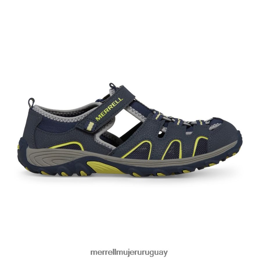 Merrell Sandalia de excursionista Hydro H2o (mk262163) zapatos JPDRFN1412 azul marino/lima niños