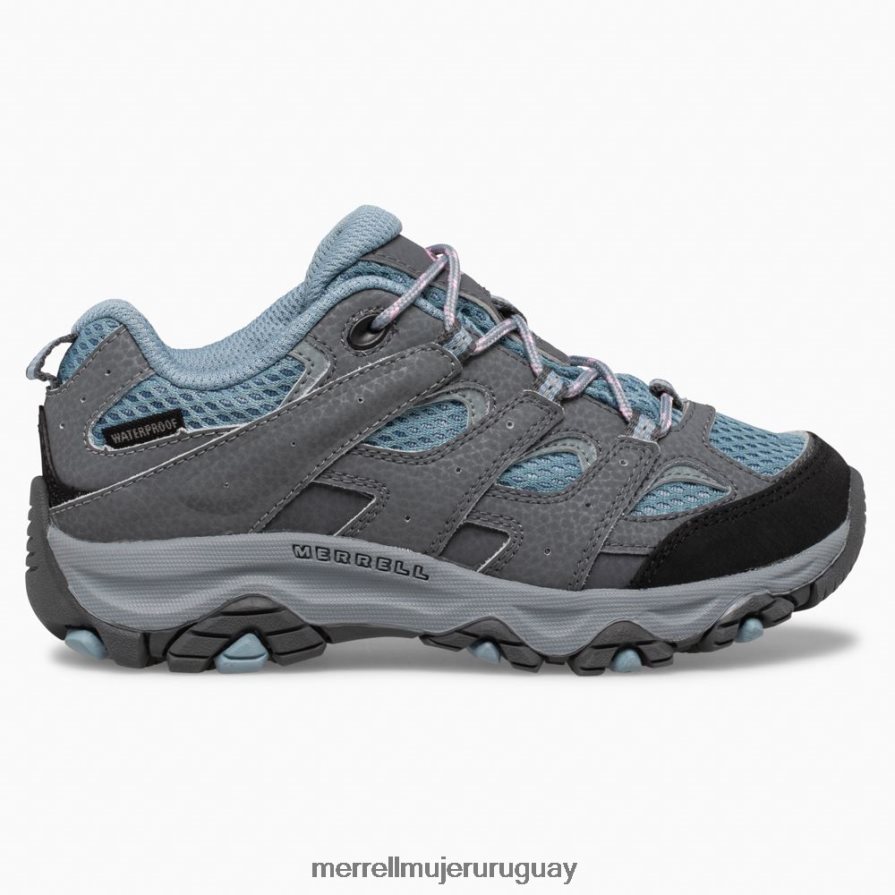 Merrell Zapatilla impermeable con cordones bajos moab 3 (mk165706) zapatos JPDRFN1477 altitud niños