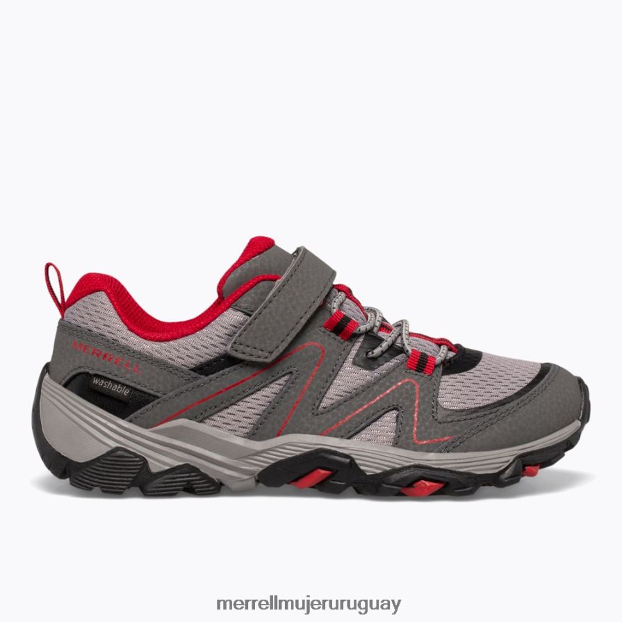 Merrell búsqueda de sendero (mk263181) zapatos JPDRFN1351 gris/rojo/negro niños