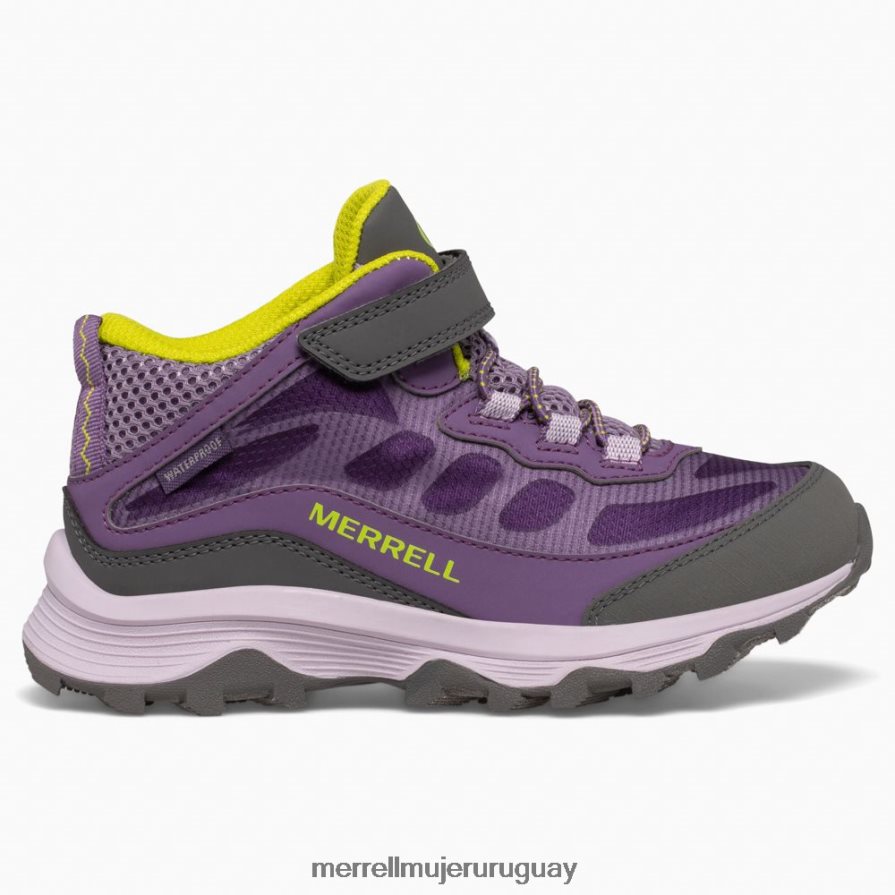 Merrell moab speed mid a/c impermeable (mk166276) zapatos JPDRFN1386 cadete de uva niños