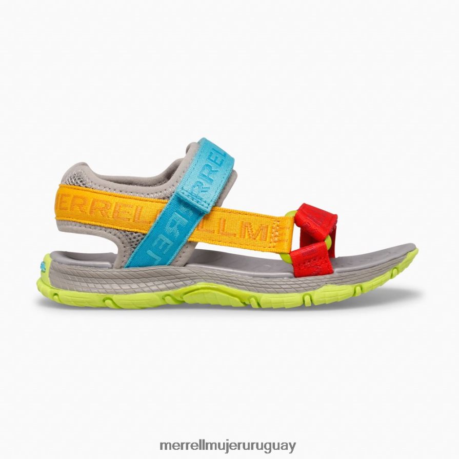 Merrell sandalia web kahuna (mk265674k) zapatos JPDRFN1400 logotipo gris/multicolor niños