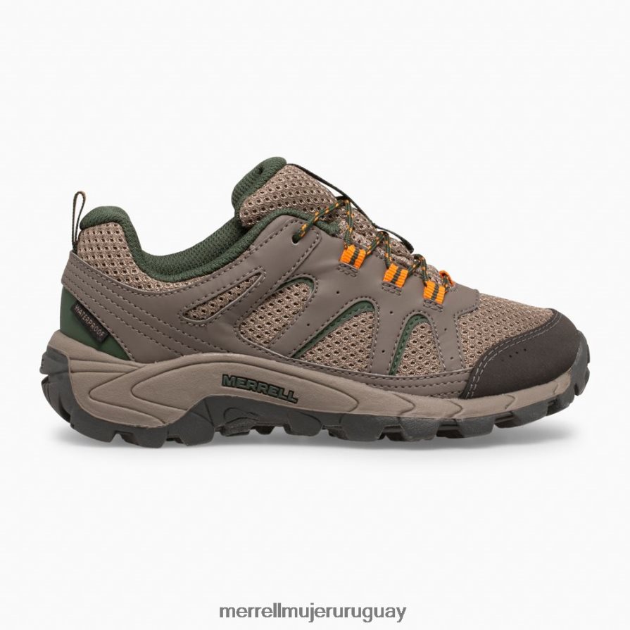 Merrell zapatilla impermeable con encaje bajo oakcreek (mk264771) zapatos JPDRFN1448 roca niños